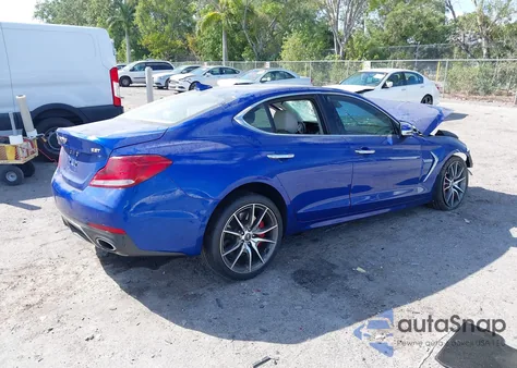 2019 Genesis G70 3.3T Advanced z USA, uszkodzony, nr VIN KMTG34LE2KU022342